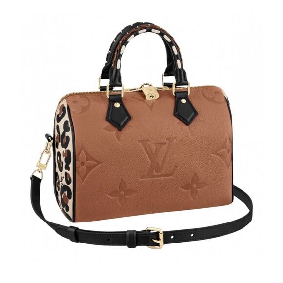 LOUIS VUITTON SPEEDY 25 WILD AT HEART Caramel Bag 🦄 Limited Edition - Picture 2 of 14